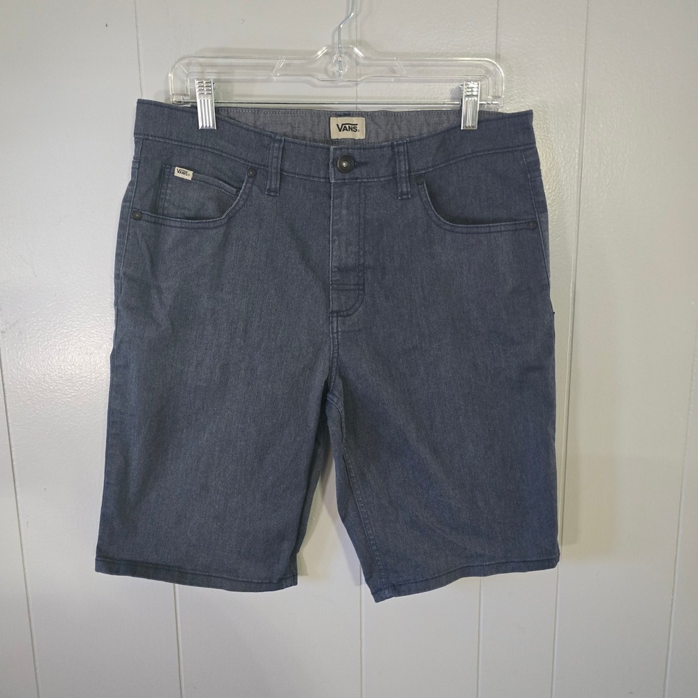 Vans Skate Shorts Mens 32 Blue Good Classic‎ Skater Streetwear 5-Pocket